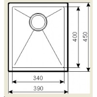 Кухонная мойка Aquasanita Helika ENN100M фото №3 — интернет-магазин Desire.md
