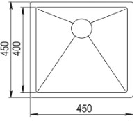 Chiuvetă de bucătărie Aquasanita Helika ENN100X imaginea #3 — magazin online Desire.md