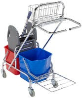 Carucior profesional pentru curatenie Sprintus Chrome Duo 2x17L (301081) imaginea #2 — magazin online Desire.md