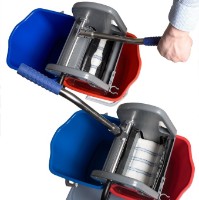 Тележка для уборки Sprintus Chrome Duo 2x27L (301114) фото №2 — интернет-магазин Desire.md