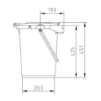 Урна Sulo MB25L Blue (1068942) фото №2 — интернет-магазин Desire.md