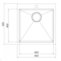 Chiuvetă de bucătărie Aquasanita Helika LUN100X imaginea #2 — magazin online Desire.md