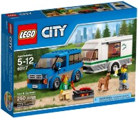 Set de construcție Lego City: Van & Caravan (60117)