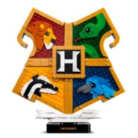 Set de construcție Lego Harry Potter: Hogwarts House Crest (76462)