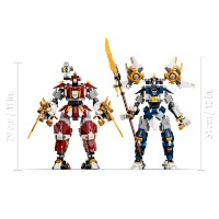 Set de construcție Lego Ninjago: The Twin Titan Mechs (71870) imaginea #3 — magazin online Desire.md