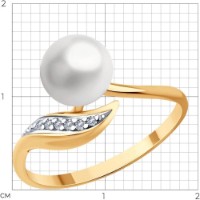 Inel SOLOVOV JEWELRY 93-310-01934-1 s.18,5 1,62g imaginea #2 — magazin online Desire.md