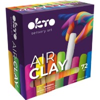 Plastilina OKTO Clay 72pcs x 6g (25004)
