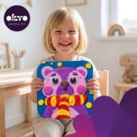 Set pentru creatie OKTO Clay Animals: Bear 24x24cm (25013) imaginea #6 — magazin online Desire.md