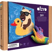 Set pentru creatie OKTO Clay Capybara 29x29cm (20047) imaginea #4 — magazin online Desire.md