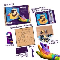 Set pentru creatie OKTO Clay Capybara 29x29cm (20047) imaginea #5 — magazin online Desire.md