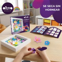 Set pentru creatie OKTO Clay Flowers Field 15x15cm (25027) imaginea #5 — magazin online Desire.md