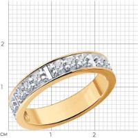 Inel SOLOVOV JEWELRY 93-110-01544-1 s.18,5 4,35g imaginea #2 — magazin online Desire.md