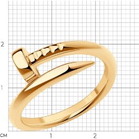 Inel SOLOVOV JEWELRY 93-110-01831-1 s.21 3,45g imaginea #2 — magazin online Desire.md