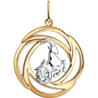 Pandantiv SOLOVOV JEWELRY 93-130-01294-1 1,68g imaginea #1 — magazin online Desire.md