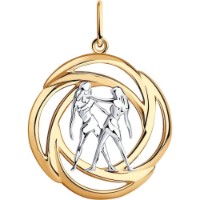 Pandantiv SOLOVOV JEWELRY 93-130-01287-1 1,68g imaginea #1 — magazin online Desire.md