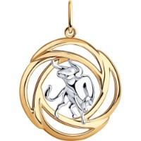 Pandantiv SOLOVOV JEWELRY 93-130-01286-1 2g imaginea #1 — magazin online Desire.md