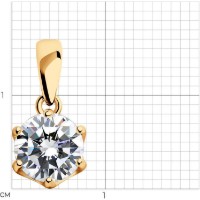 Pandantiv SOLOVOV JEWELRY 93030286 1,11g imaginea #4 — magazin online Desire.md