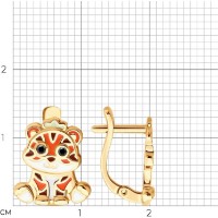 Cercei SOLOVOV JEWELRY 93022452 2,69g imaginea #2 — magazin online Desire.md