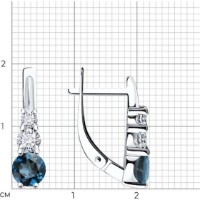 Cercei SOLOVOV JEWELRY 92023060 2,46g imaginea #2 — magazin online Desire.md