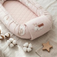 Cuib pentru bebeluș Sensillo Bear And Rabbit 80x45cm (229005) imaginea #5 — magazin online Desire.md