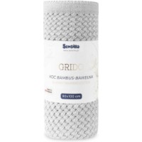 Pătura pentru bebeluși Sensillo  Grido 80x100cm Light Grey (43482) imaginea #2 — magazin online Desire.md