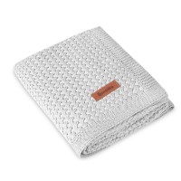 Pătura pentru bebeluși Sensillo  Grido 80x100cm Light Grey (43482) imaginea #1 — magazin online Desire.md