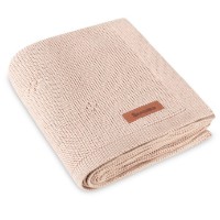 Pătura pentru bebeluși Sensillo  Rosal 80x100cm Dusty Pink (43472)