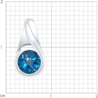 Pandantiv SOLOVOV JEWELRY 92030515 0,7g imaginea #2 — magazin online Desire.md