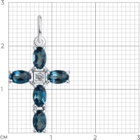 Pandantiv SOLOVOV JEWELRY 92030760 1,06g imaginea #2 — magazin online Desire.md