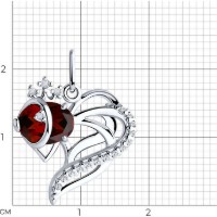 Pandantiv SOLOVOV JEWELRY 92030783 2,03g imaginea #2 — magazin online Desire.md
