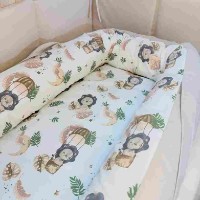Cuib pentru bebeluș Holala Kids Smile Leo Beige  imaginea #7 — magazin online Desire.md