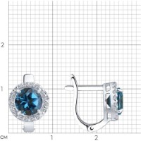 Cercei SOLOVOV JEWELRY 92021163 2,21g imaginea #2 — magazin online Desire.md