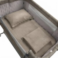 Lenjerie de pat pentru copii Holala Kids Maro Unitone 3pcs