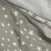 Lenjerie de pat pentru copii Holala Kids Medium Stars Maro 3pcs imaginea #2 — magazin online Desire.md