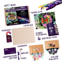 Set pentru creatie OKTO Clay Goldfish 30x40cm (10054) imaginea #4 — magazin online Desire.md