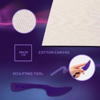 Set pentru creatie OKTO Clay Lavender Midday 30x30cm (10065) imaginea #3 — magazin online Desire.md