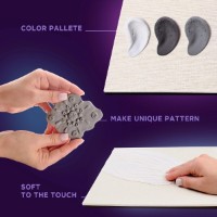 Set pentru creatie OKTO Clay Monochrome Harmony 30x30cm (10048) imaginea #5 — magazin online Desire.md