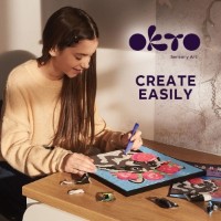Set pentru creatie OKTO Clay Moon Light Clay 29x29cm (20002) imaginea #2 — magazin online Desire.md