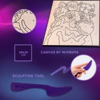 Set pentru creatie OKTO Clay Moon Light Clay 29x29cm (20002) imaginea #5 — magazin online Desire.md