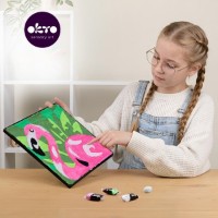 Set pentru creatie OKTO Clay Pink Flamingo 29x29cm (20053) imaginea #2 — magazin online Desire.md