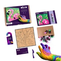 Set pentru creatie OKTO Clay Pink Flamingo 29x29cm (20053) imaginea #3 — magazin online Desire.md