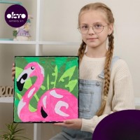 Set pentru creatie OKTO Clay Pink Flamingo 29x29cm (20053) imaginea #5 — magazin online Desire.md