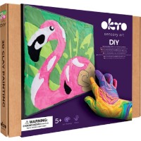 Set pentru creatie OKTO Clay Pink Flamingo 29x29cm (20053) imaginea #6 — magazin online Desire.md