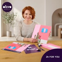 Set pentru creatie OKTO Clay Pink Morning 30x30cm (10062) imaginea #6 — magazin online Desire.md