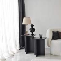 Set măsuţe cafea Hanah Home Blues Set Black 2pcs imaginea #2 — magazin online Desire.md