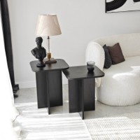 Set măsuţe cafea Hanah Home Blues Set Black 2pcs imaginea #6 — magazin online Desire.md