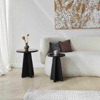 Set măsuţe cafea Hanah Home Luna Black 2pcs imaginea #3 — magazin online Desire.md