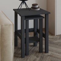 Set măsuţe cafea Hanah Home Gina 2 Anthracite