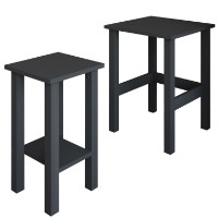 Set măsuţe cafea Hanah Home Gina 2 Anthracite imaginea #4 — magazin online Desire.md