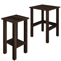 Set măsuţe cafea Hanah Home Gina 2 Walnut imaginea #4 — magazin online Desire.md